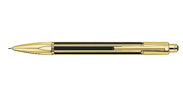 Caran d'Ache Varius Chinablack Lacquer Gold Mechanical pencil 0.7